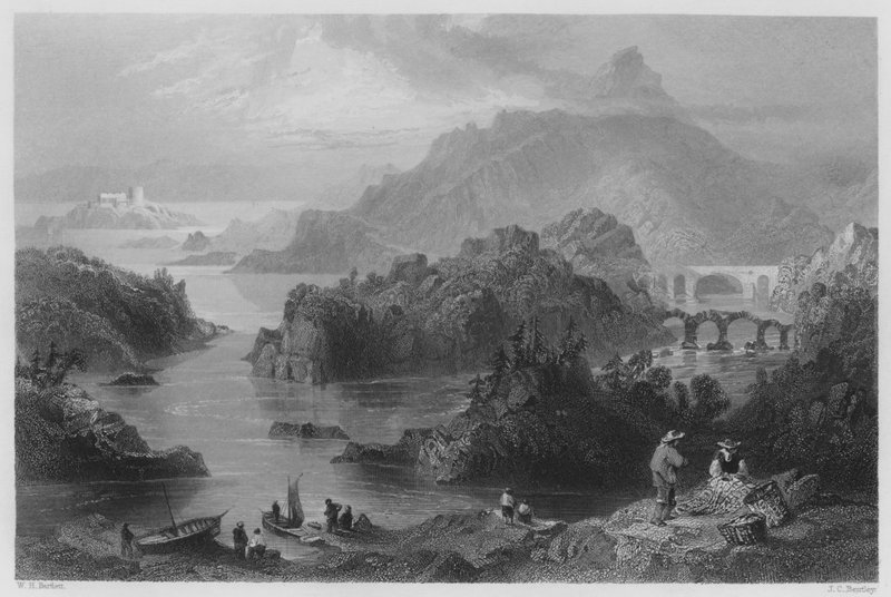Puente de Cromwell, Glengariff de William Henry (after) Bartlett