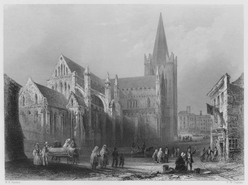 San Patricio, Dublín de William Henry (after) Bartlett