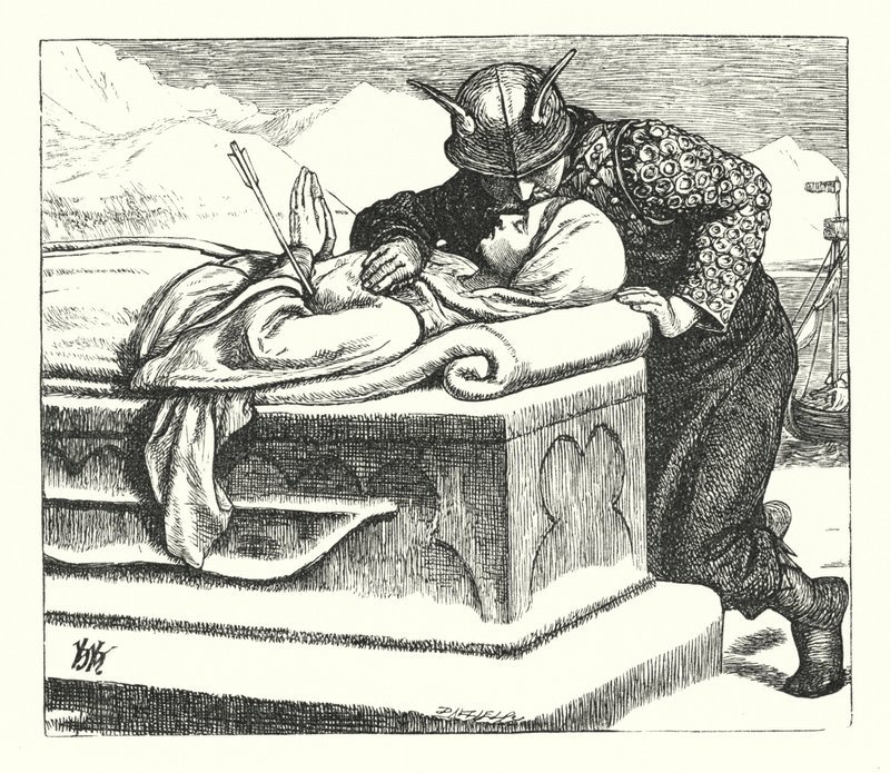 La Balada de Oriana de William Henry (after) Hunt
