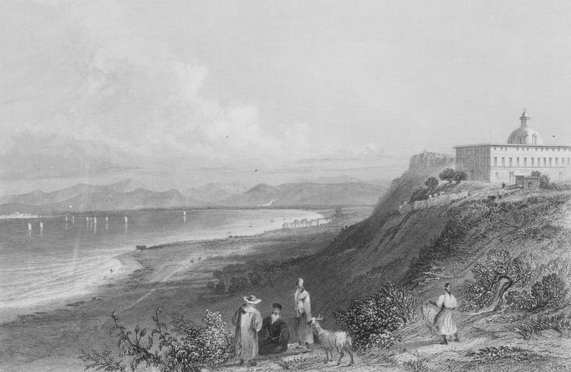 Convento del Monte Carmelo de William Henry Bartlett