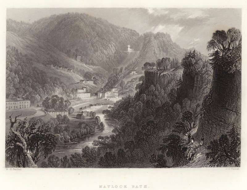 Matlock Bath de William Henry Bartlett
