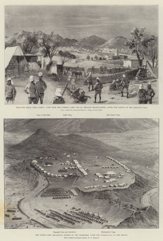El Levantamiento de la Frontera India de William Heysham Overend