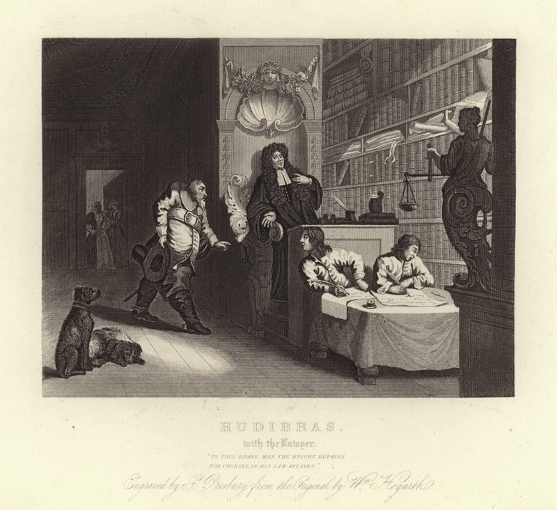 Hudibras por Samuel Butler de William Hogarth