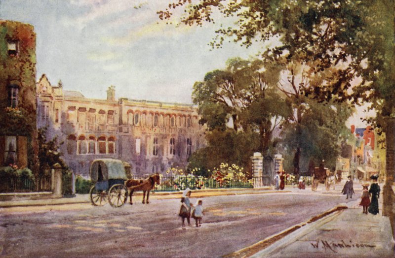 Hospital Addenbrookes en Trumpington Street de William Matthison