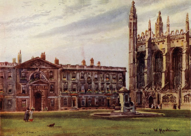 La Capilla de Kings College y los Edificios de los Fellows de William Matthison