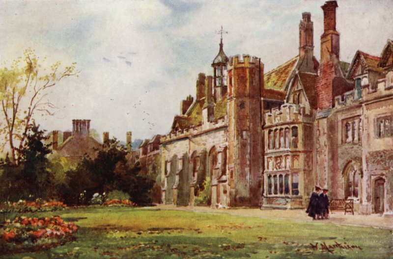Peterhouse desde el Jardín de los Fellows de William Matthison