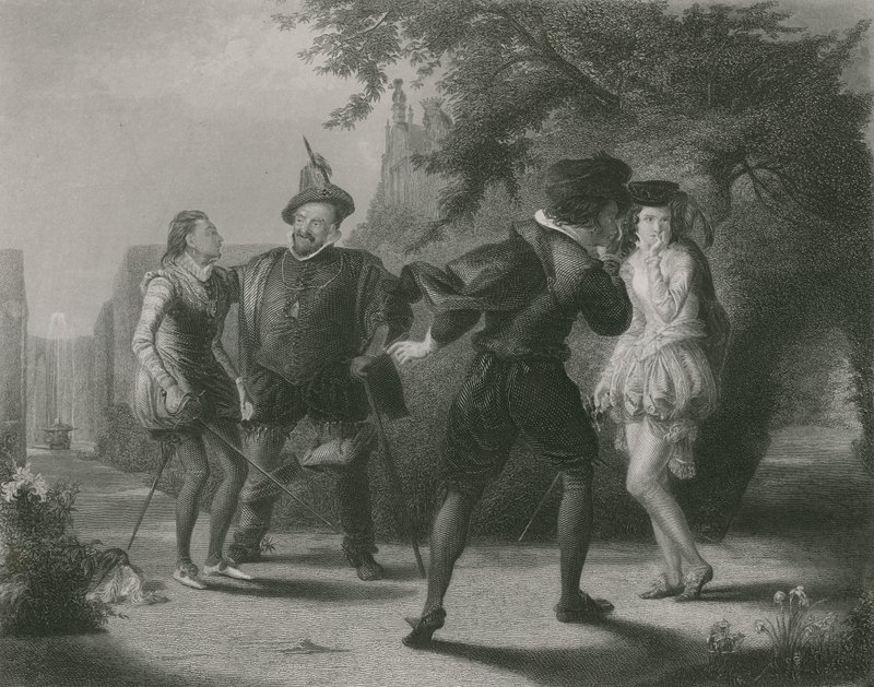 El duelo, Noche de Reyes de William Powell Frith