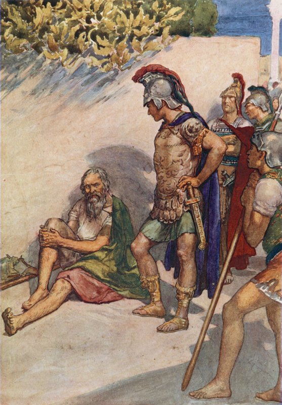 Alejandro y Diógenes de William Rainey