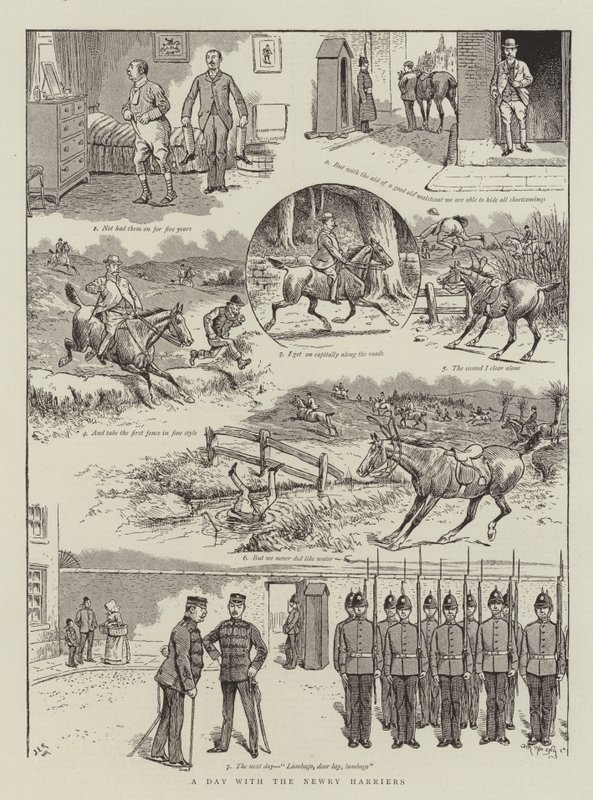 Un día con los Newry Harriers de William Ralston