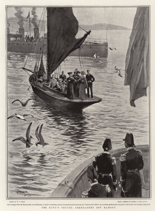 El crucero del Rey, Serenata en Ramsey de William T. Maud