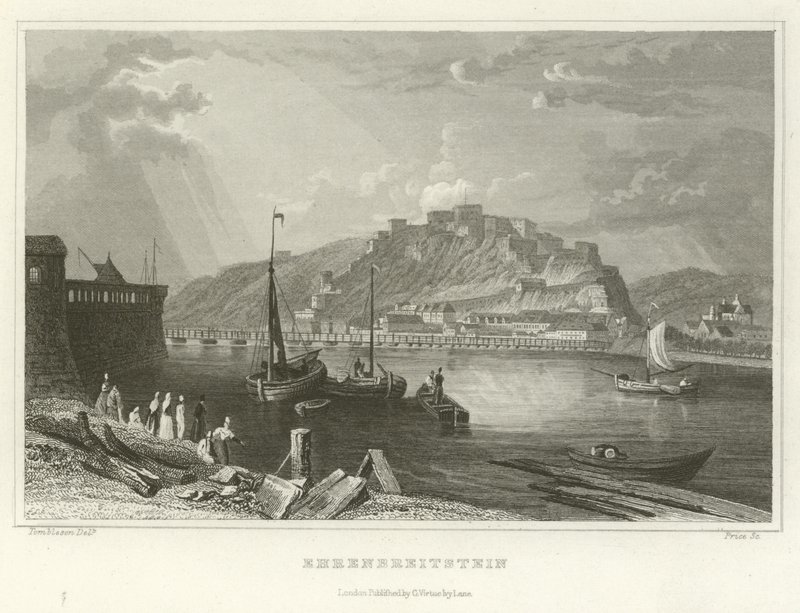 Ehrenbreitstein de William Tombleson