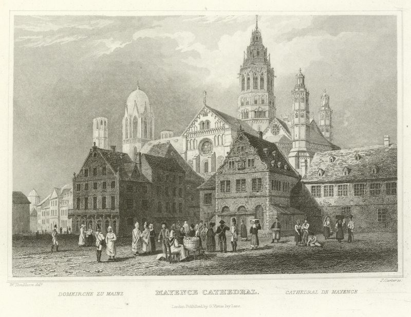 Catedral de Mayence de William Tombleson