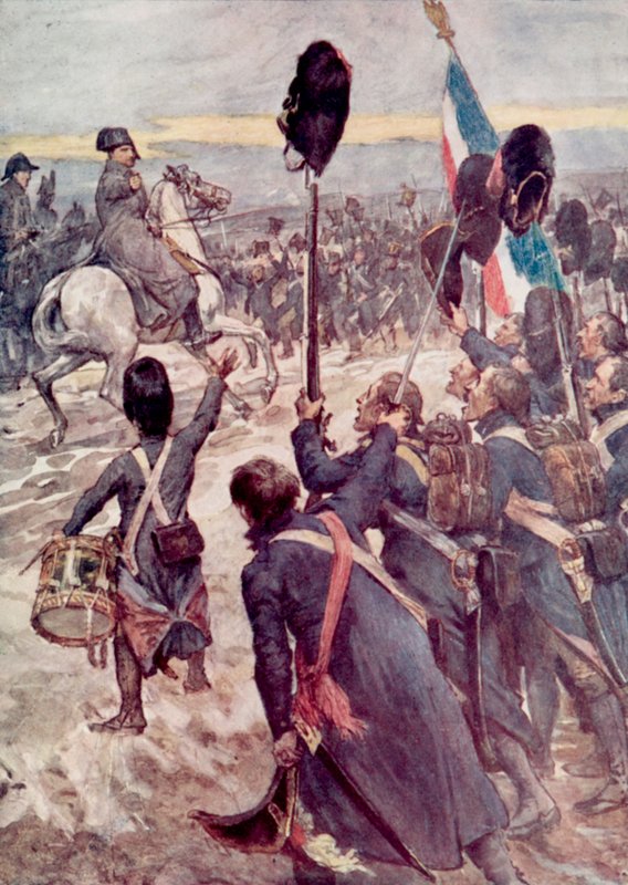 Napoleón en Austerlitz de William after Rainey