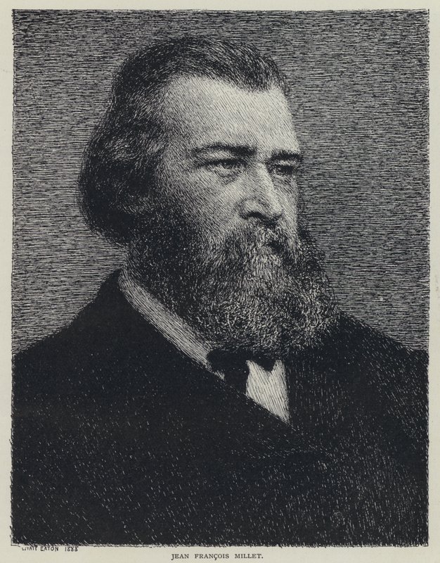 Jean Francois Millet, pintor francés (litografía) de Wyatt Eaton