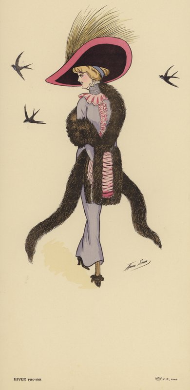 Moda de invierno 1910-1911 de Xavier Sager