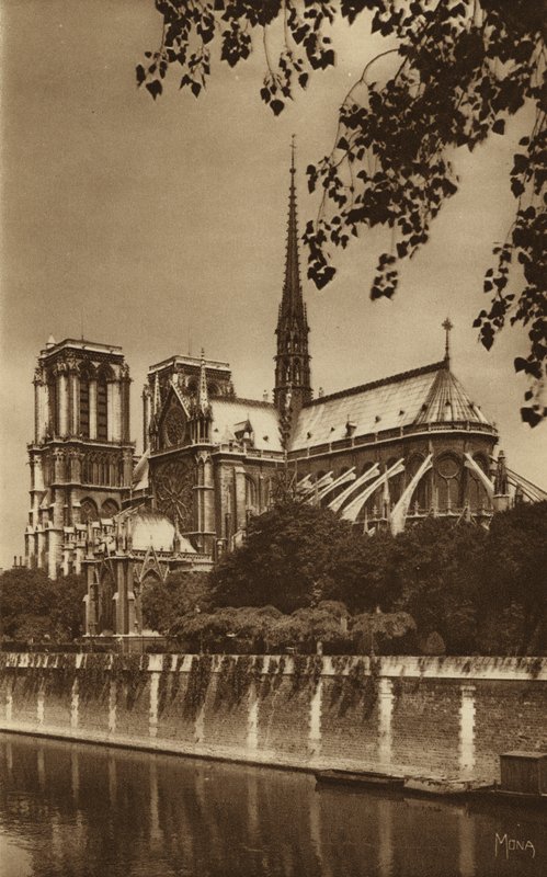 París: Catedral de Notre-Dame de . .