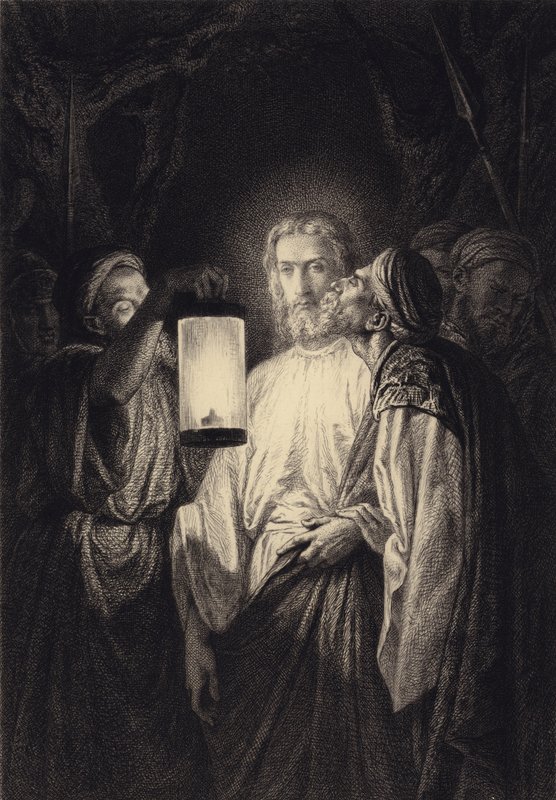 La traición de Judas de after Albert Robida