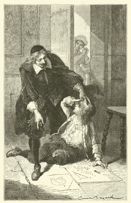 La infancia de Blaise Pascal de after Emile Antoine Bayard