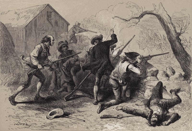 La batalla de Lexington de after Felix Octavius Carr Darley