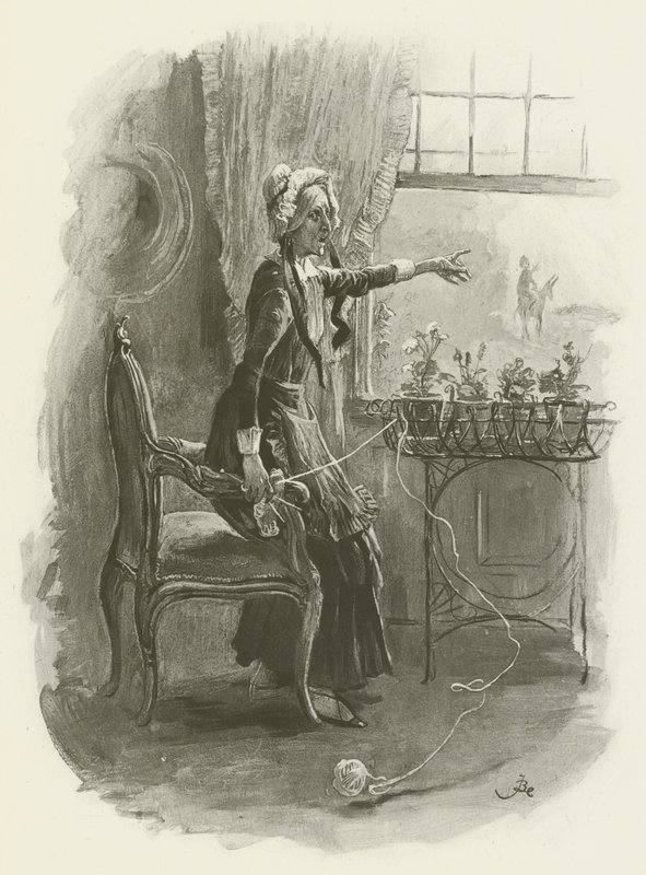 Miss Betsy Trotwood de after Frederick Barnard