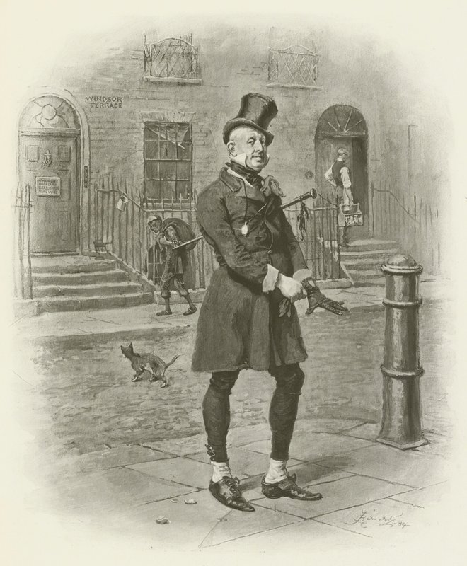 Mr. Micawber de after Frederick Barnard