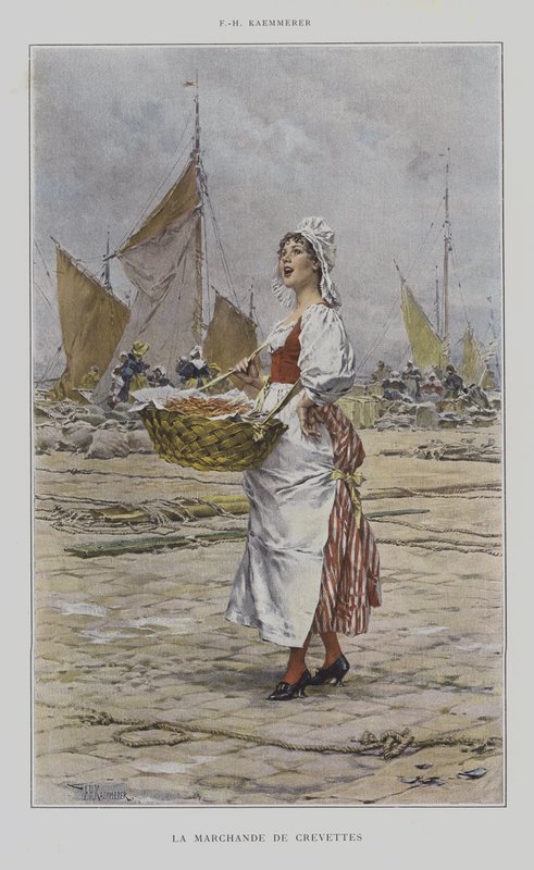 La Vendedora de Camarones de after Frederik Hendrik Kaemmerer