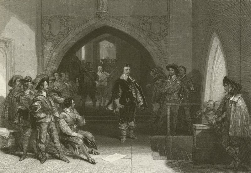 Arresto de Strafford de after George Cattermole
