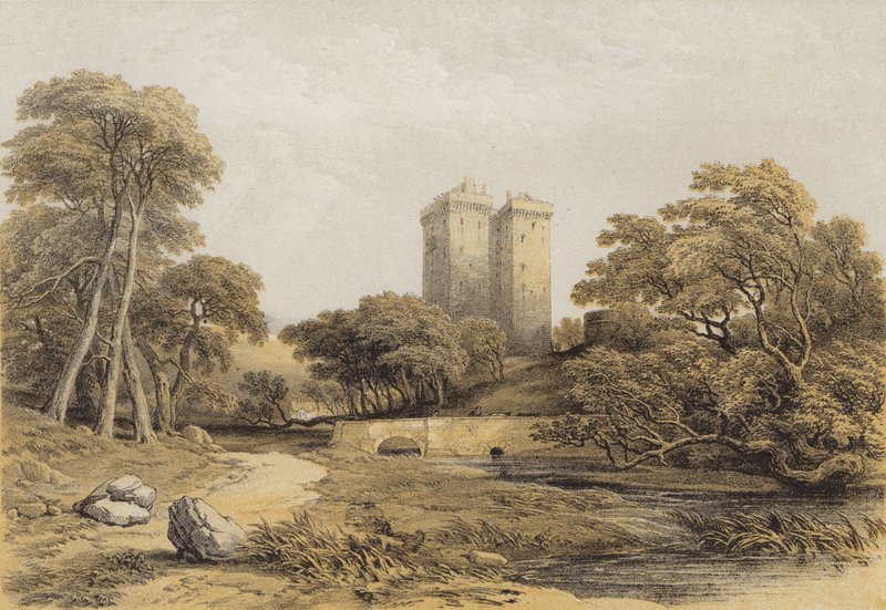 Castillo de Borthwick de after George Cattermole