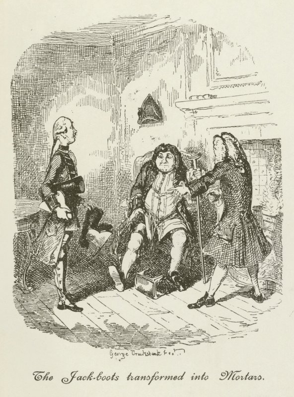 Ilustración de Tristram Shandy de after George Cruikshank
