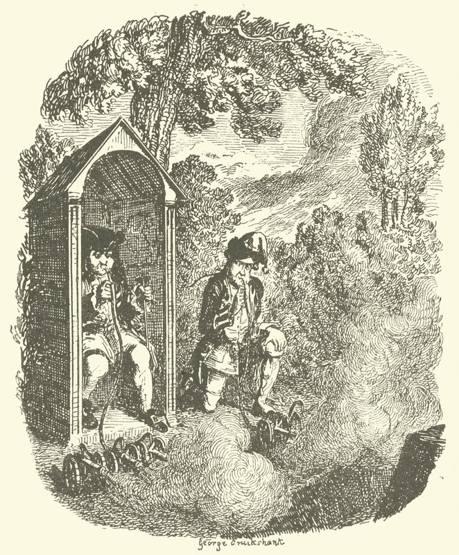 Ilustración para Tristram Shandy de after George Cruikshank