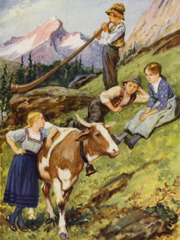 Un verano suizo de after Gordon Frederick Browne