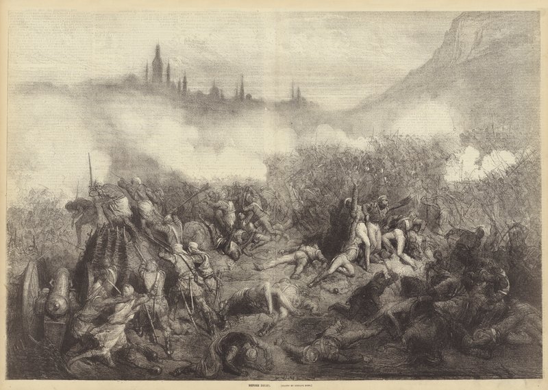 Antes de Delhi de Gustave after Dore