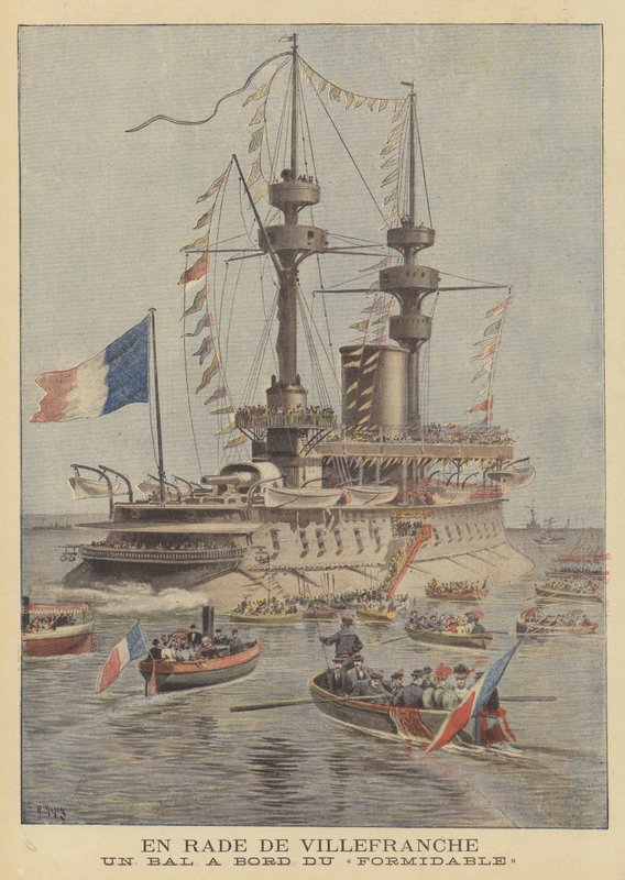En la bahía de Villefranche de after Henri Meyer