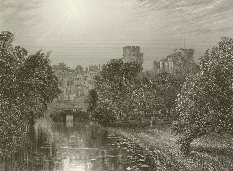 Castillo de Warwick, antes del incendio de Henry after Warren