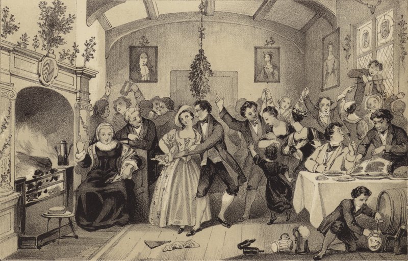 Antiguas Festividades Navideñas de James Stephanoff