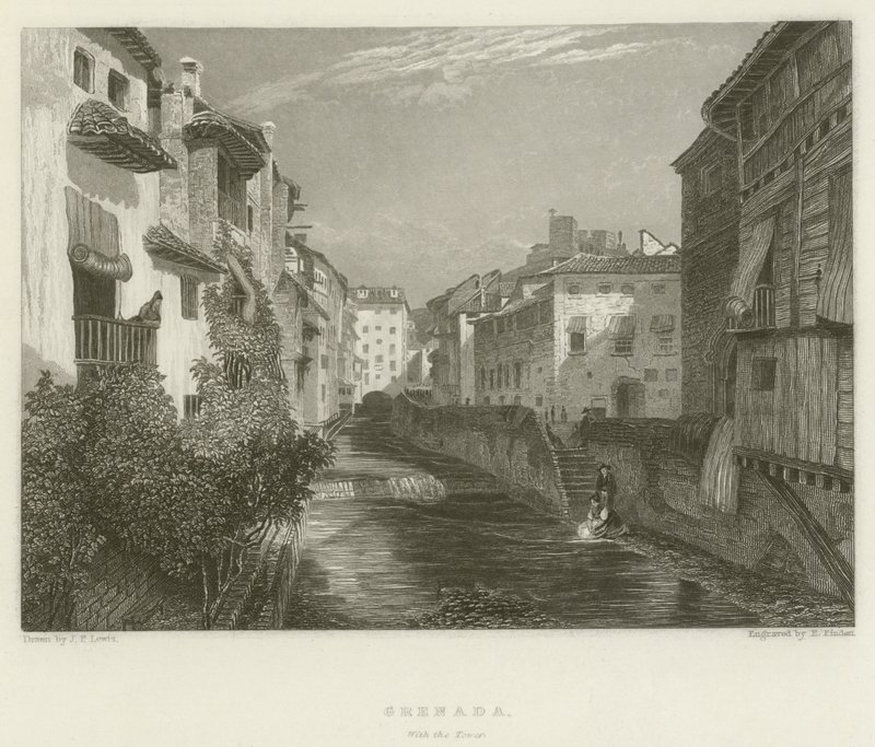 Granada, con la Torre de after John Frederick Lewis
