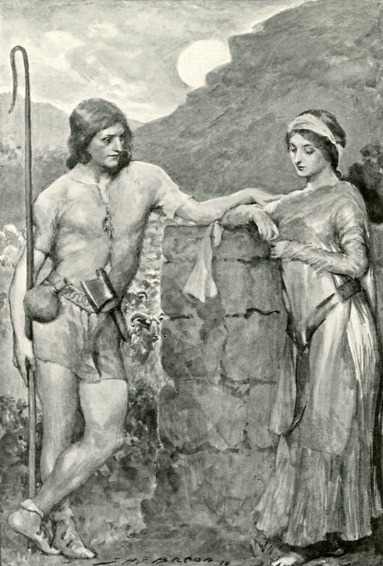 Olaf y Sigrid de after John Henry Frederick Bacon