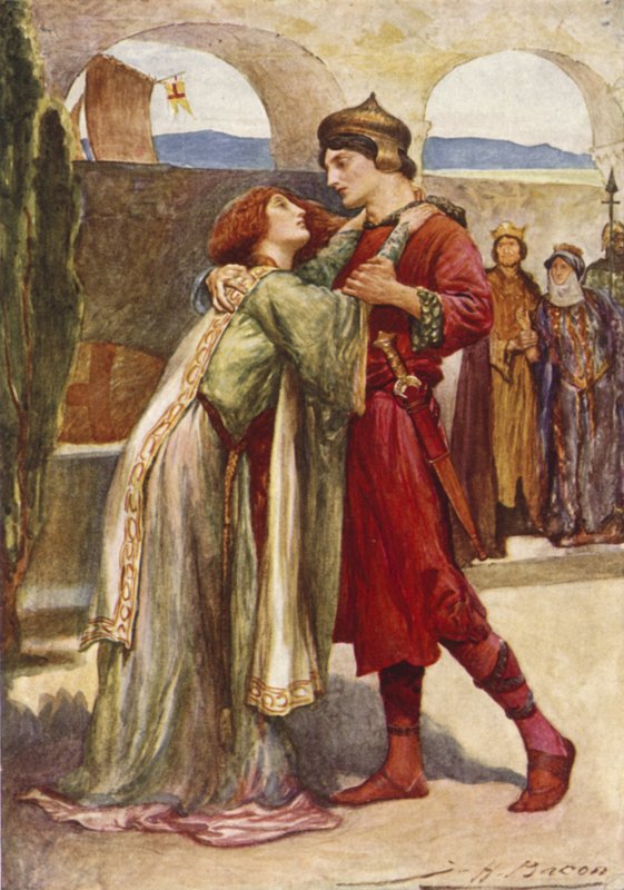 Posthumus e Imogen de after John Henry Frederick Bacon