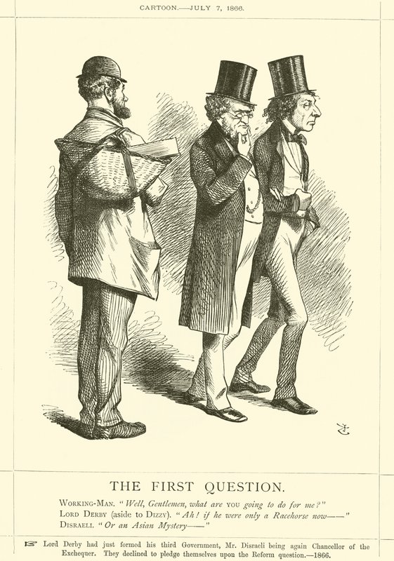 La Primera Pregunta de after John Tenniel