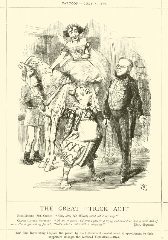 El gran acto de truco de after John Tenniel