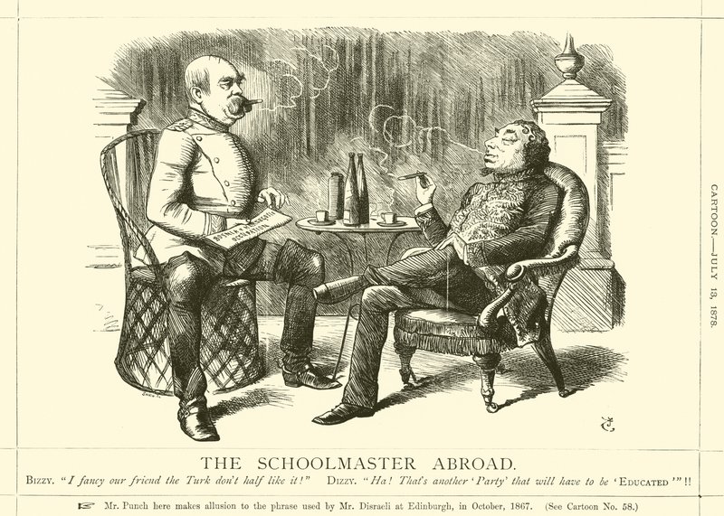 El maestro de escuela en el extranjero de after John Tenniel