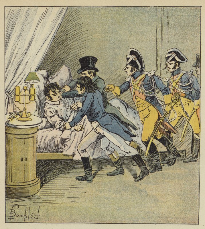 Arresto de Pichegru de after Louis Charles Bombled