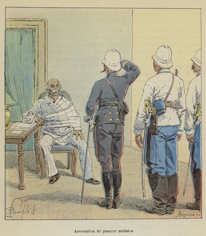 Arresto del primer ministro de after Louis Charles Bombled