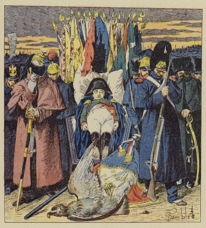 Cinco de mayo de 1821 de after Louis Charles Bombled