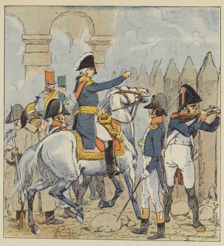 El mariscal Moncey de after Louis Charles Bombled