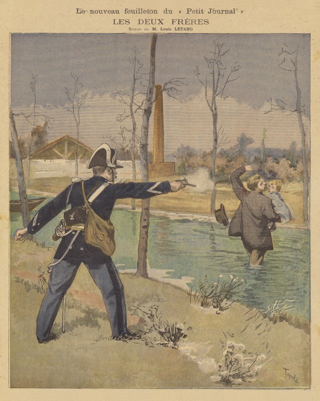 Los dos hermanos de after Oswaldo Tofani