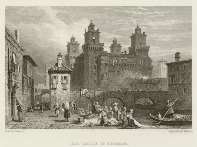 El Castillo de Ferrara de Samuel (after) Prout