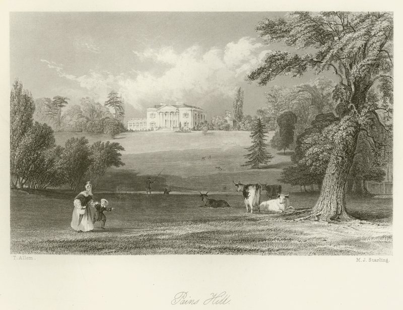 Pains Hill de after Thomas Allom