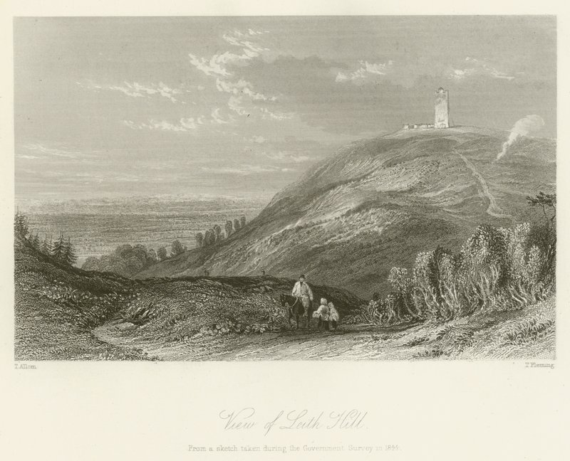 Vista de Leith Hill de after Thomas Allom