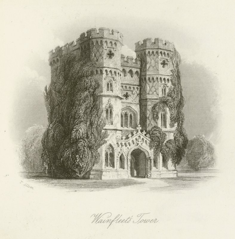 Torre de Wainfleet de after Thomas Allom